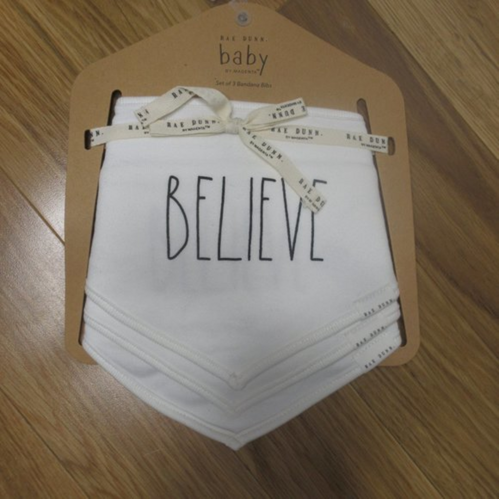Rae Dunn‎ Set of 3 bandana bibs